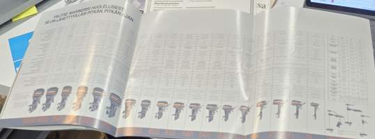 Mariner perämoottori myyntiesite 1982