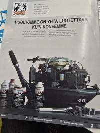 Mariner perämoottori myyntiesite 1982