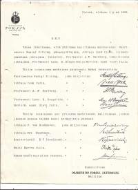 Forssa Oy 1929   - firmalomake