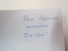 Da Capo (Raimo Karppinen), elokuvan promootiokuva / lehdistömateriaalia -valokuva