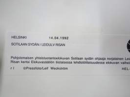 Sotilaan sydän, ohjaus Leidulv Risan, elokuvan promootiokuva / lehdistömateriaalia -valokuva