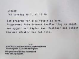 Myggan, elokuvan / dokumentin / sarjan promootiokuva / lehdistömateriaalia, YLE -valokuva