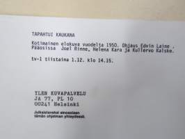 Tapahtui kaukana, elokuvan / dokumentin / sarjan promootiokuva / lehdistömateriaalia, YLE-valokuva