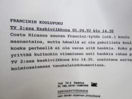 Francinin koulupuku, elokuvan / dokumentin / sarjan promootiokuva / lehdistömateriaalia, YLE-valokuva