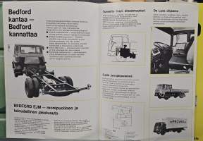 Bedford EJM kuorma auto esite. 08/72