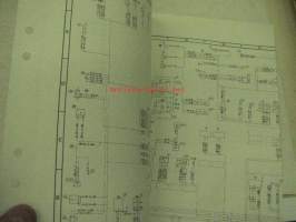 Scania huolto Elkopplingsschema (Totalschema), Wiring diagram (Complete system), Elektrischer schaltplan (Gesamtplan) T 82, T 112, T 142 -sähkökaavio,