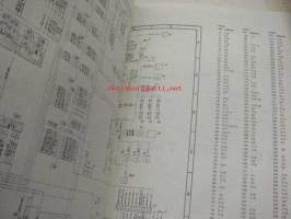Scania huolto Elkopplingsschema (Totalschema), Wiring diagram (Complete system), Elektrischer schaltplan (Gesamtplan) T 82, T 112, T 142 -sähkökaavio,
