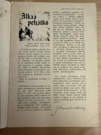 Säästäjän joulu 1949 nr 12 -säästöpankkien asiakaslehti, artikkeleita, sarjakuvia yms.