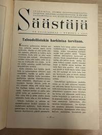 Säästäjä 1948 nr 3 -säästöpankkien asiakaslehti, artikkeleita, sarjakuvia yms.