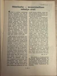 Säästäjä 1948 nr 2 -säästöpankkien asiakaslehti, artikkeleita, sarjakuvia yms.