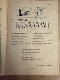 Säästäjä 1947 nr 4 -säästöpankkien asiakaslehti, artikkeleita, sarjakuvia yms.