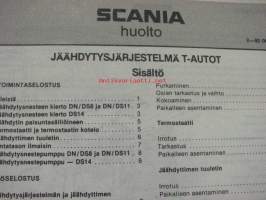 Scania huolto 2 Jäähdytysjärjestelmä T-autot -korjaamokirjasarjan osa