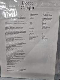 Dodge camper asuntoauto myyntiesite
