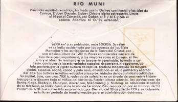 FDC – Espanja 1965 – Río Muni – ALFIL – 8.3.1965 – Primer día de emisión