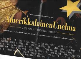Amerikkalainen Unelma   - elokuvajuliste juliste ristiintaitettu kirjetoimitus