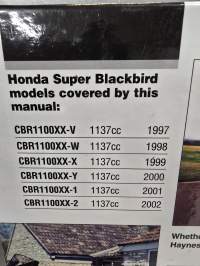Honda  cbr 1100 super blackbird  97 to 02