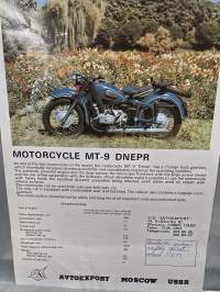 Voshod -2 ja dnepr mt-9 myyntiesite 1973