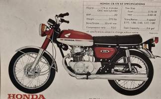 Honda CB-175 k5 mp myyntiesite