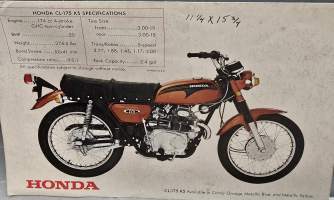 Honda Cl-175 k5 mp myyntiesite