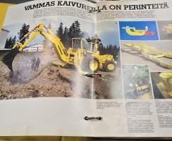 Vammas Major kaivurin varaosa-, käyttö- ja huoltoohjeet.