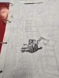 Vammas Major kaivurin varaosa-, käyttö- ja huoltoohjeet.