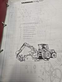 Vammas Major kaivurin varaosa-, käyttö- ja huoltoohjeet.