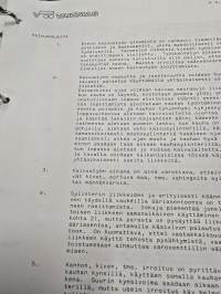 Vammas Major kaivurin varaosa-, käyttö- ja huoltoohjeet.