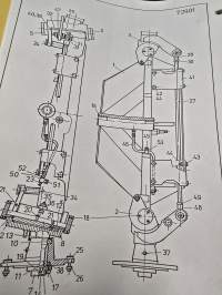 Vammas Major kaivurin varaosa-, käyttö- ja huoltoohjeet.