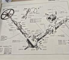 Citroen  T 32- T 45 etuveto varaosa luettelo. 1934 - 1951