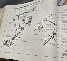 Citroen  T 32- T 45 etuveto varaosa luettelo. 1934 - 1951