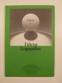 Golfin kuvitettu sääntökirja 1987