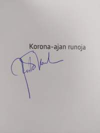 Korona-ajan runoja (signeerattu)