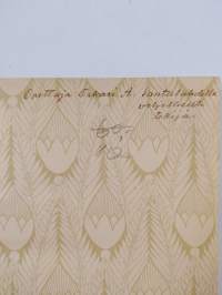 Vaelletuilta vuosilta : valikoima runoja (tekijän omiste)