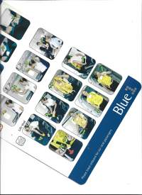 Safety on Board / Turvaohjeet SAAB 2000 muovia 2-puoleinen n A4 koko