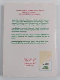 Espressioni idiomatiche italiano-finniche Italialais-suomalaisia idiomaattisia ilmaisuja