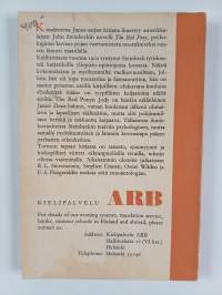 The red pony : Specially adapted for the Finnish reader; Finnish vocabulary, synonyms, grammatical notes, idioms, etc.