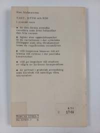 Takt, rytm och rim i svensk vers : verslära