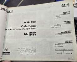 Renault  Estafette pakettiauton varaosa luettelo. 2,p 1960