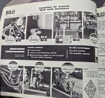 Renault  Estafette pakettiauton varaosa luettelo. 2,p 1960