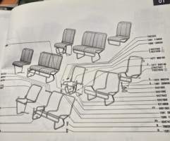 Renault  Estafette pakettiauton varaosa luettelo. 2,p 1960