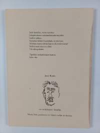 Musta lintu puistossa : runoja (signeerattu, tekijän omiste)