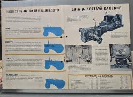 Fordson super major 12" ja 14" kaivukone esite