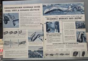 Fordson super major 12" ja 14" kaivukone esite