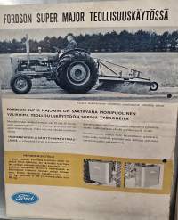 Fordson super major 12" ja 14" kaivukone esite