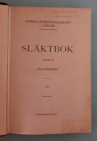 Släktbok  I:1.  ( Sukututkimus, genealogia  1910-luku)