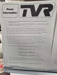 TVR  Taimar turbo press information.