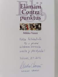 Elämäni Contrapunktus (signeerattu, tekijän omiste)