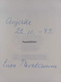 Paratiisilintu : jännitysromaani (signeerattu, tekijän omiste)