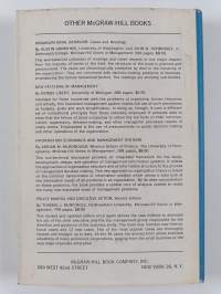 Management : organization and planning