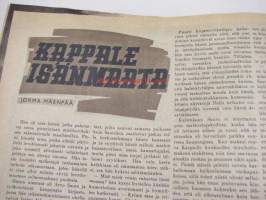 Uusi Suomi Sunnuntaliite 19.11.1939 &quot;Kenttäposti on jaettu&quot; -kansikuva, sis. mm. artikkelit / kuvat; pyöräilykuvakilpailumme, suurjäiden keskellä, Parkanon